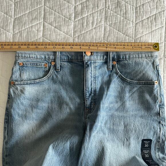 J.Crew Women’s Wide Leg Cropped Jean All Day Stretch Size 30 BX560 New - Picture 10 of 12